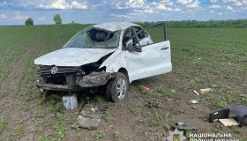 На Миргородщині перекинувся автомобіль: водій виявився п&rsquo;яним