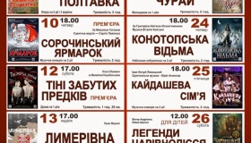 Театр імені Гоголя оприлюднив анонс вистав на вересень