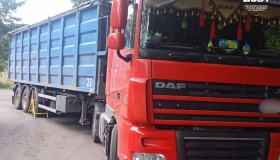 На Полтавщині спинили дві перевантажені вантажівки
