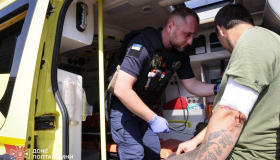 У Полтаві загасили пожежі після атаки, кількість постраждалих зросла до п'яти