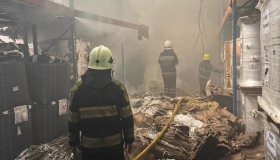 Ворожий БпЛА влучив у складські приміщення на Кременчуччині