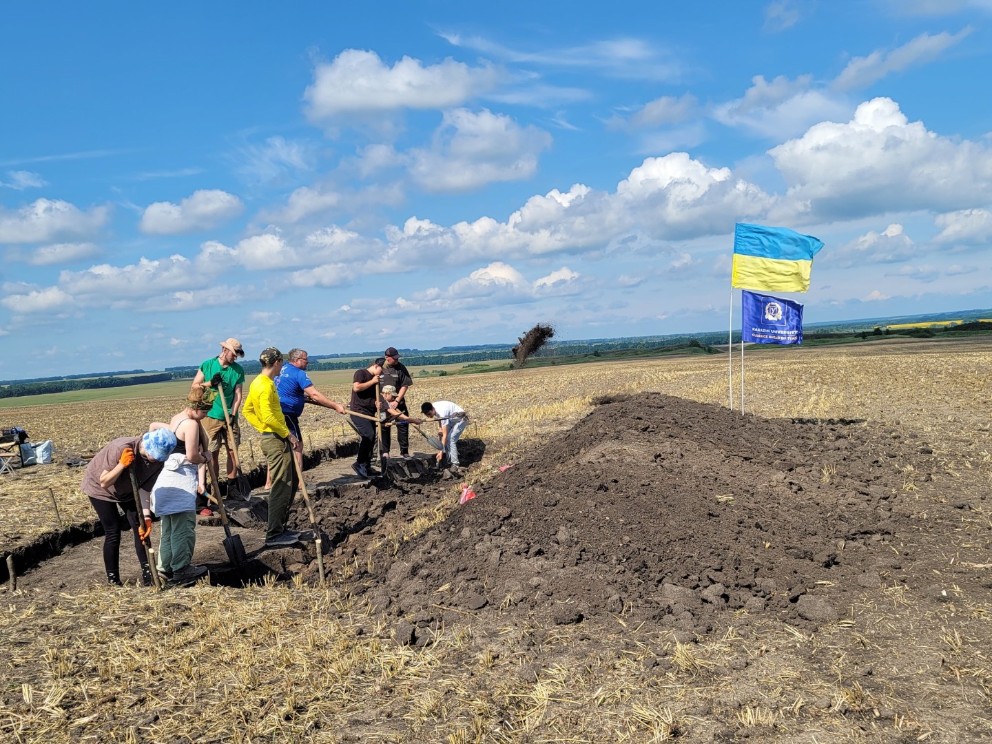 На Полтавщині археологи виявили нову групу середньовічних курганів